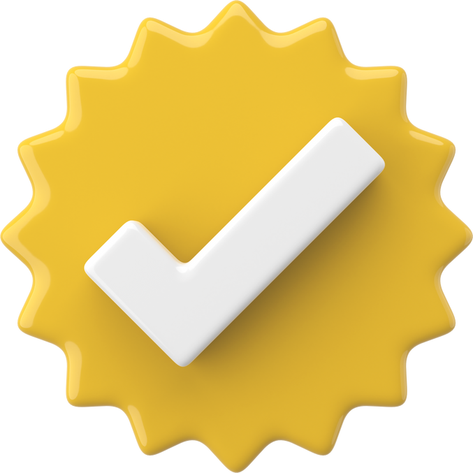 3D check box icon. 3D check list.